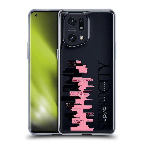 Sex and The City: Television Series Graphics City Soft Gel Case for OPPO Find X5 Pro