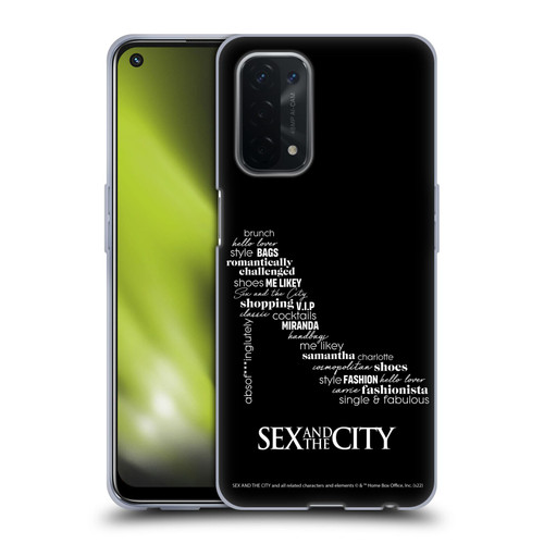 Sex and The City: Television Series Graphics Shoe Soft Gel Case for OPPO A54 5G