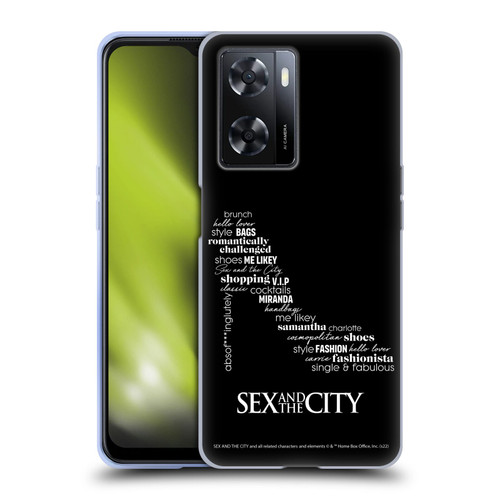 Sex and The City: Television Series Graphics Shoe Soft Gel Case for OPPO A57s