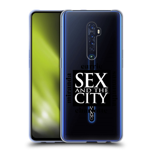 Sex and The City: Television Series Graphics Character 1 Soft Gel Case for OPPO Reno 2