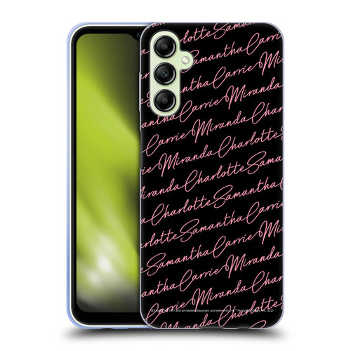 Sex and The City: Television Series Graphics Name Pattern Soft Gel Case for Samsung Galaxy A14 5G