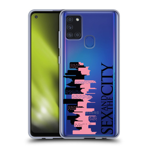 Sex and The City: Television Series Graphics City Soft Gel Case for Samsung Galaxy A21s (2020)