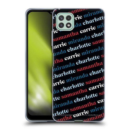 Sex and The City: Television Series Graphics Name Pattern 2 Soft Gel Case for Samsung Galaxy A22 5G / F42 5G (2021)