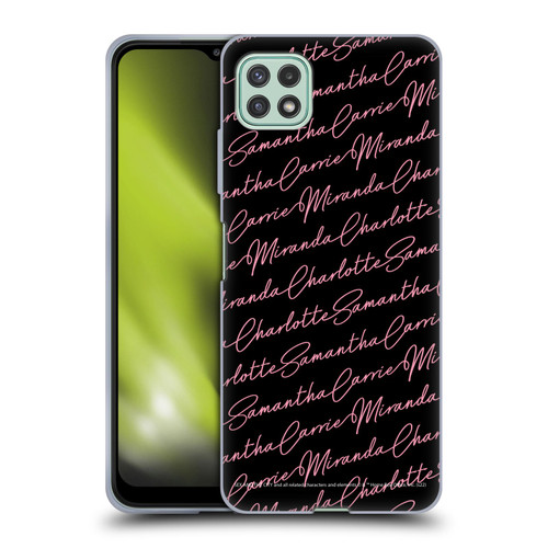 Sex and The City: Television Series Graphics Name Pattern Soft Gel Case for Samsung Galaxy A22 5G / F42 5G (2021)