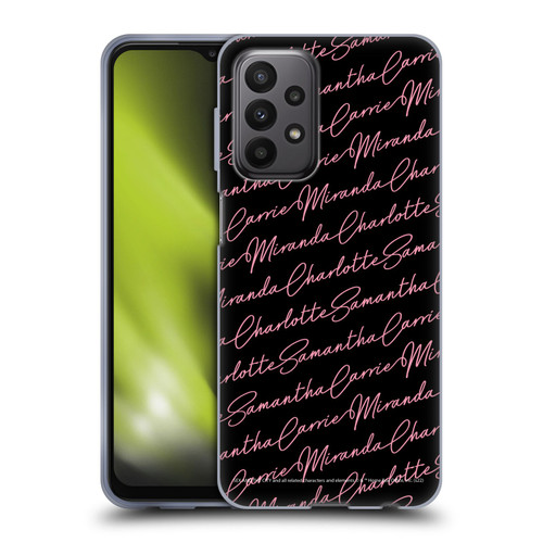Sex and The City: Television Series Graphics Name Pattern Soft Gel Case for Samsung Galaxy A23 / 5G (2022)