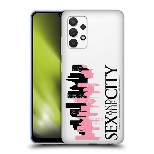 Sex and The City: Television Series Graphics City Soft Gel Case for Samsung Galaxy A32 (2021)