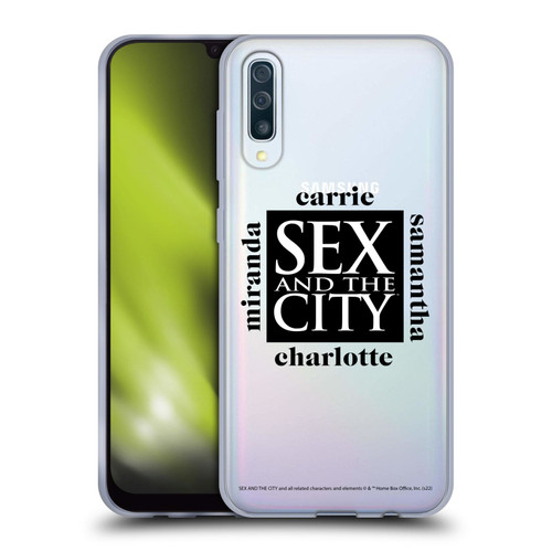 Sex and The City: Television Series Graphics Character 1 Soft Gel Case for Samsung Galaxy A50/A30s (2019)