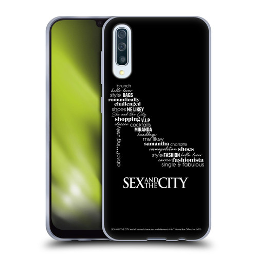 Sex and The City: Television Series Graphics Shoe Soft Gel Case for Samsung Galaxy A50/A30s (2019)