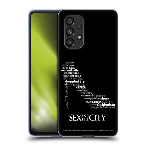 Sex and The City: Television Series Graphics Shoe Soft Gel Case for Samsung Galaxy A53 5G (2022)