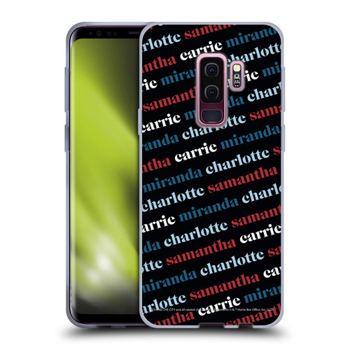 Sex and The City: Television Series Graphics Name Pattern 2 Soft Gel Case for Samsung Galaxy S9+ / S9 Plus