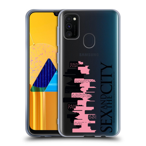 Sex and The City: Television Series Graphics City Soft Gel Case for Samsung Galaxy M30s (2019)/M21 (2020)