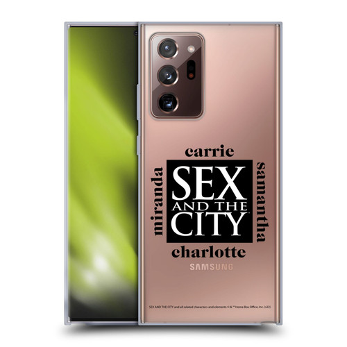 Sex and The City: Television Series Graphics Character 1 Soft Gel Case for Samsung Galaxy Note20 Ultra / 5G