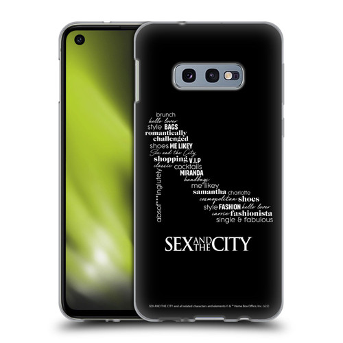 Sex and The City: Television Series Graphics Shoe Soft Gel Case for Samsung Galaxy S10e