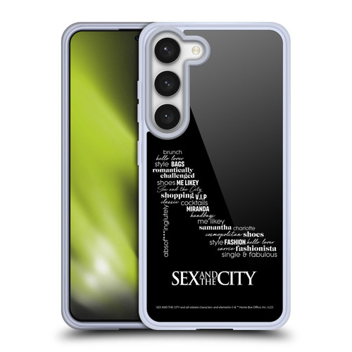 Sex and The City: Television Series Graphics Shoe Soft Gel Case for Samsung Galaxy S23 5G