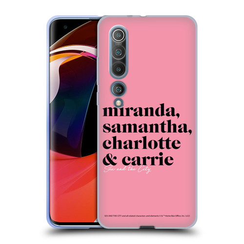 Sex and The City: Television Series Graphics Character 2 Soft Gel Case for Xiaomi Mi 10 5G / Mi 10 Pro 5G