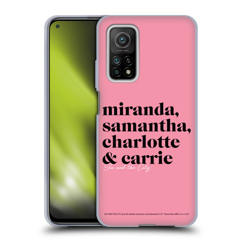 Sex and The City: Television Series Graphics Character 2 Soft Gel Case for Xiaomi Mi 10T 5G
