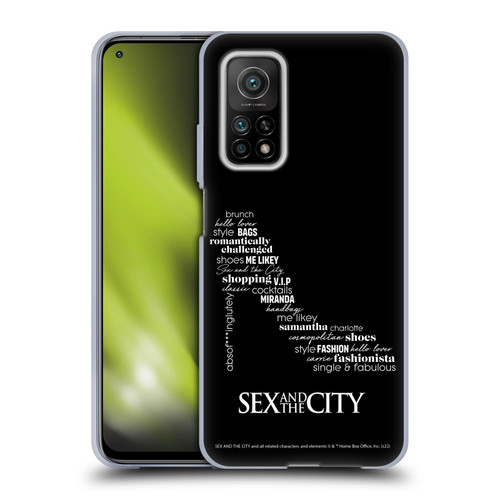 Sex and The City: Television Series Graphics Shoe Soft Gel Case for Xiaomi Mi 10T 5G