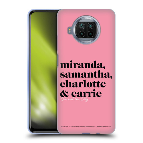 Sex and The City: Television Series Graphics Character 2 Soft Gel Case for Xiaomi Mi 10T Lite 5G