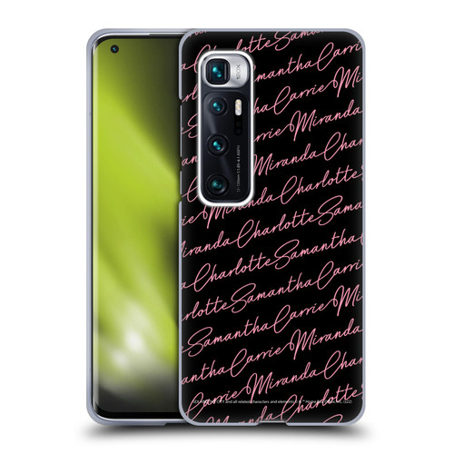 Sex and The City: Television Series Graphics Name Pattern Soft Gel Case for Xiaomi Mi 10 Ultra 5G