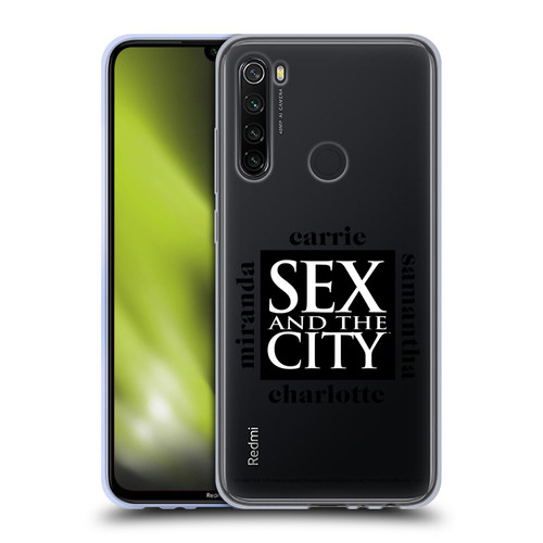 Sex and The City: Television Series Graphics Character 1 Soft Gel Case for Xiaomi Redmi Note 8T