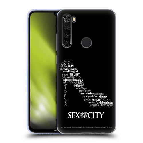 Sex and The City: Television Series Graphics Shoe Soft Gel Case for Xiaomi Redmi Note 8T