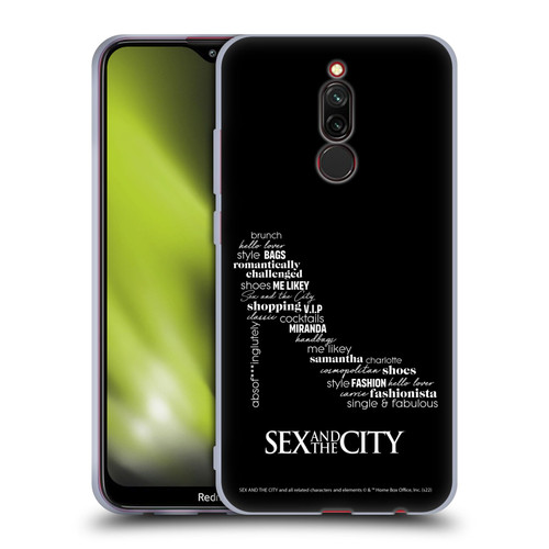 Sex and The City: Television Series Graphics Shoe Soft Gel Case for Xiaomi Redmi 8