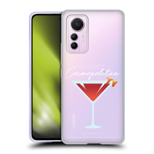 Sex and The City: Television Series Graphics Glass Soft Gel Case for Xiaomi 12 Lite