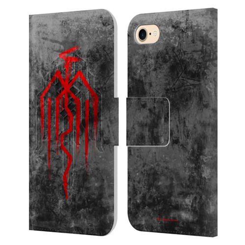 EA Bioware Dragon Age Heraldry City Of Chains Symbol Leather Book Wallet Case Cover For Apple iPhone 7 / 8 / SE 2020 & 2022