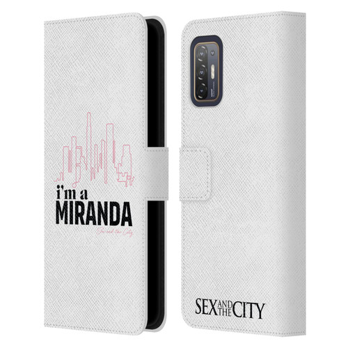 Sex and The City: Television Series Characters I'm A Miranda Leather Book Wallet Case Cover For HTC Desire 21 Pro 5G