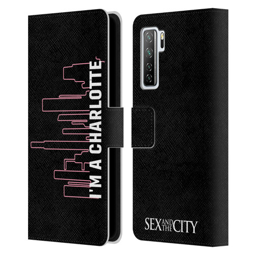 Sex and The City: Television Series Characters Charlotte Leather Book Wallet Case Cover For Huawei Nova 7 SE/P40 Lite 5G
