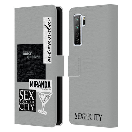 Sex and The City: Television Series Characters Inner Goddess Miranda Leather Book Wallet Case Cover For Huawei Nova 7 SE/P40 Lite 5G
