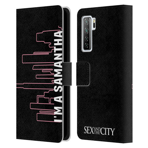 Sex and The City: Television Series Characters Samantha Leather Book Wallet Case Cover For Huawei Nova 7 SE/P40 Lite 5G
