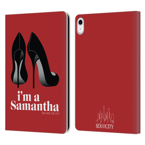 Sex and The City: Television Series Characters I'm A Samantha Leather Book Wallet Case Cover For Apple iPad 10.9 (2022)