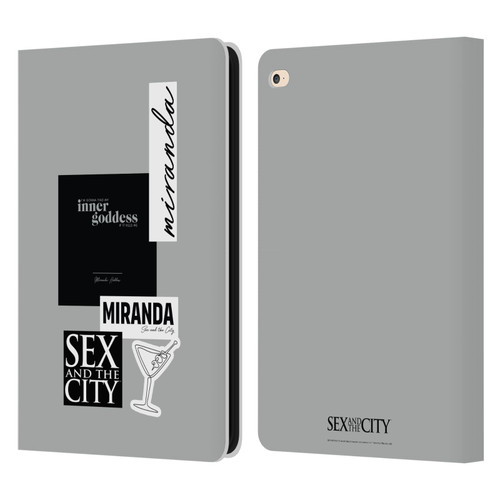 Sex and The City: Television Series Characters Inner Goddess Miranda Leather Book Wallet Case Cover For Apple iPad Air 2 (2014)