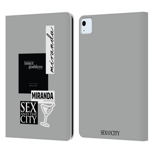 Sex and The City: Television Series Characters Inner Goddess Miranda Leather Book Wallet Case Cover For Apple iPad Air 2020 / 2022