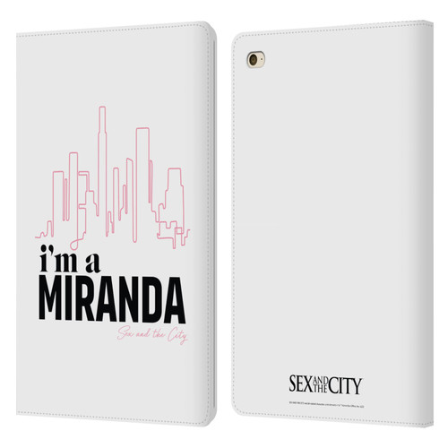 Sex and The City: Television Series Characters I'm A Miranda Leather Book Wallet Case Cover For Apple iPad mini 4