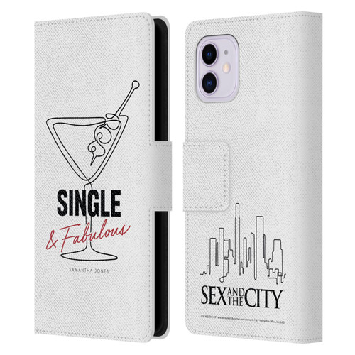 Sex and The City: Television Series Characters Single And Fabulous Samantha Leather Book Wallet Case Cover For Apple iPhone 11