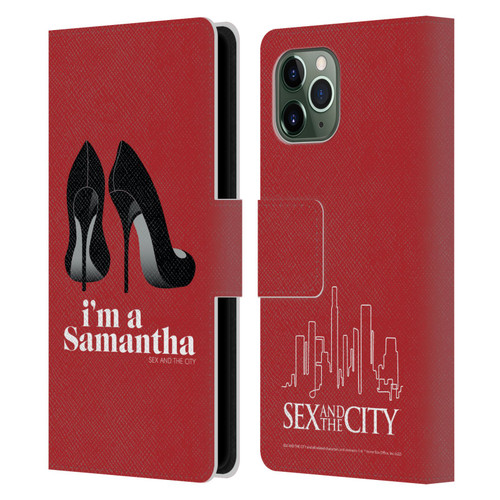 Sex and The City: Television Series Characters I'm A Samantha Leather Book Wallet Case Cover For Apple iPhone 11 Pro