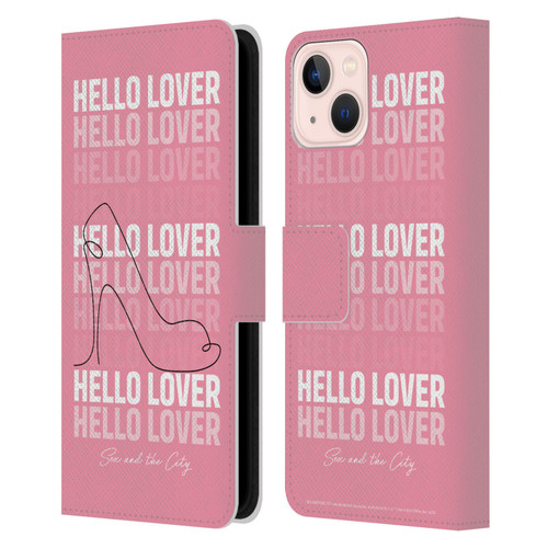 Sex and The City: Television Series Characters Hello Lover Carrie Leather Book Wallet Case Cover For Apple iPhone 13