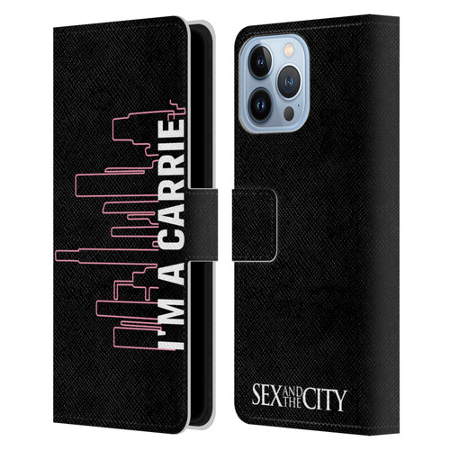 Sex and The City: Television Series Characters Carrie Leather Book Wallet Case Cover For Apple iPhone 13 Pro Max