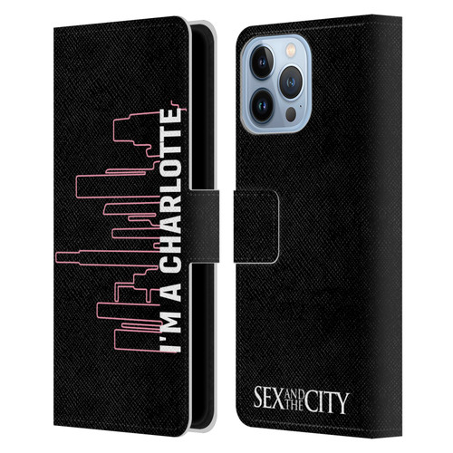 Sex and The City: Television Series Characters Charlotte Leather Book Wallet Case Cover For Apple iPhone 13 Pro Max