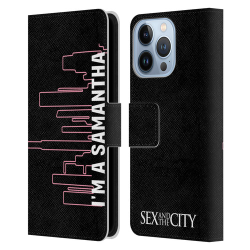 Sex and The City: Television Series Characters Samantha Leather Book Wallet Case Cover For Apple iPhone 13 Pro