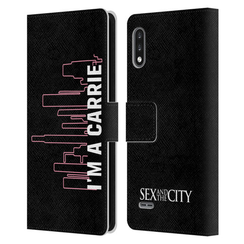 Sex and The City: Television Series Characters Carrie Leather Book Wallet Case Cover For LG K22