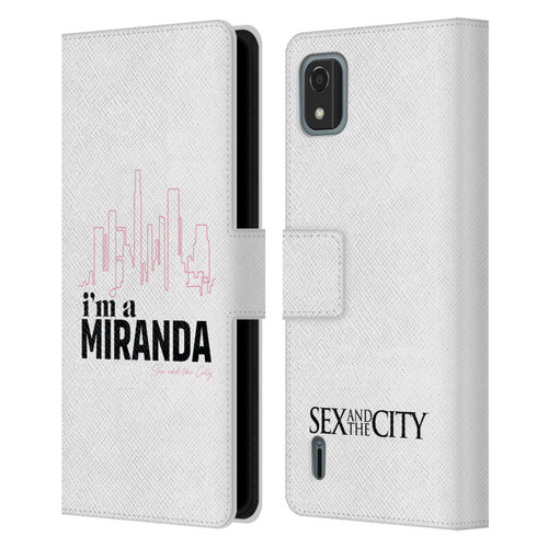 Sex and The City: Television Series Characters I'm A Miranda Leather Book Wallet Case Cover For Nokia C2 2nd Edition