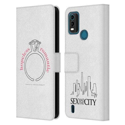 Sex and The City: Television Series Characters Hopeless Romantic Charlotte Leather Book Wallet Case Cover For Nokia G11 Plus