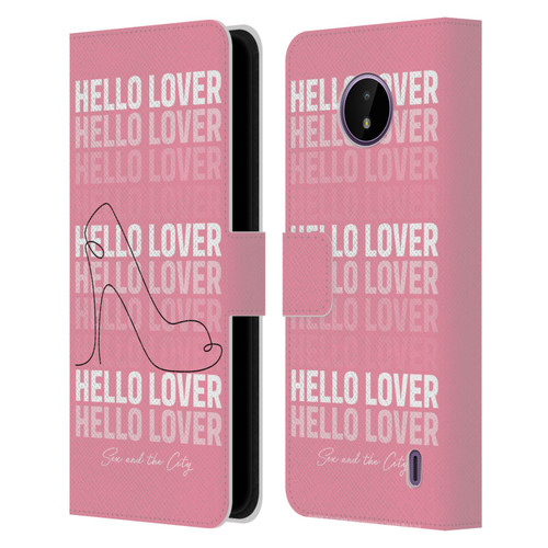 Sex and The City: Television Series Characters Hello Lover Carrie Leather Book Wallet Case Cover For Nokia C10 / C20