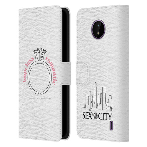 Sex and The City: Television Series Characters Hopeless Romantic Charlotte Leather Book Wallet Case Cover For Nokia C10 / C20