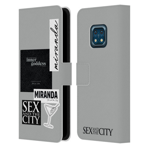 Sex and The City: Television Series Characters Inner Goddess Miranda Leather Book Wallet Case Cover For Nokia XR20