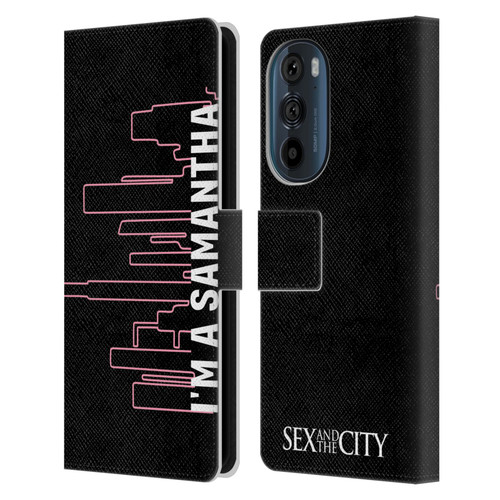 Sex and The City: Television Series Characters Samantha Leather Book Wallet Case Cover For Motorola Edge 30