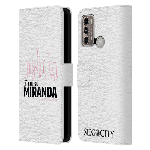 Sex and The City: Television Series Characters I'm A Miranda Leather Book Wallet Case Cover For Motorola Moto G60 / Moto G40 Fusion